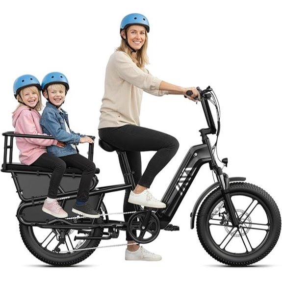 TST 1500W Electric Cargo Bike with Removable Battery