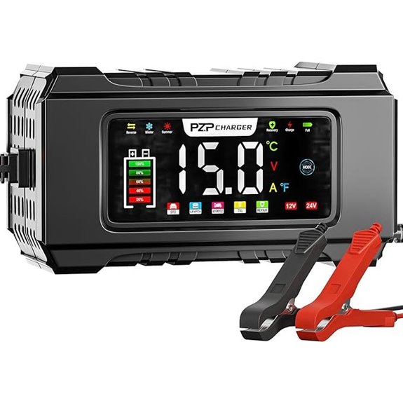 PZP 15-Amp 12V/24V Smart Battery Charger