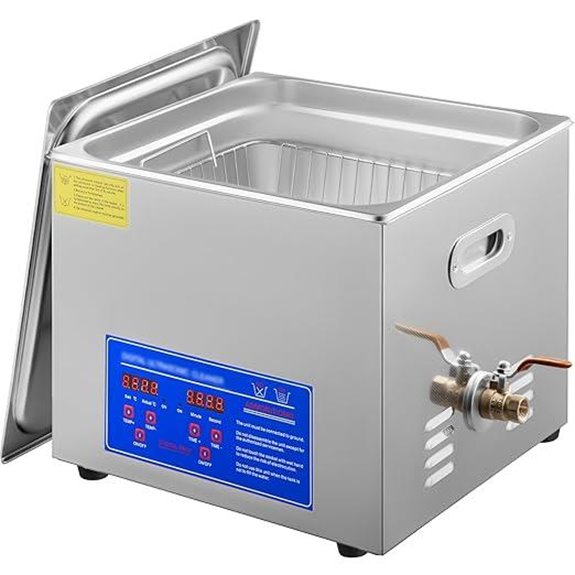 VEVOR 15L Ultrasonic Cleaner with Digital Timer