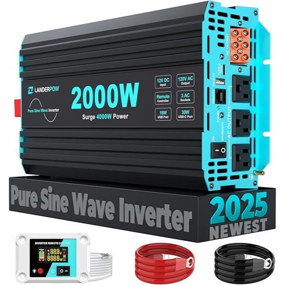 2000w pure sine wave