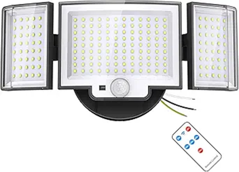 CLAONER 20W 3000LM LED Security Flood Light