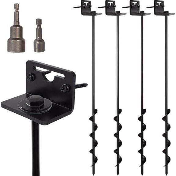 VASGOR 24” Mobile Home Ground Anchors Kit