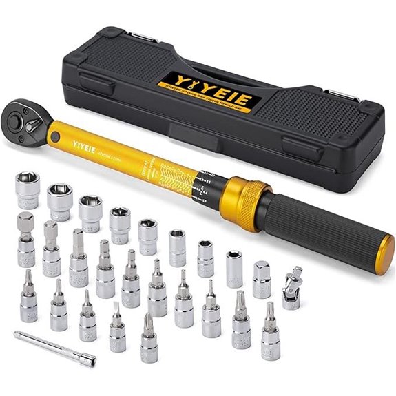 Bike Torque Wrench Set 1/4-Inch Drive 27 pcs