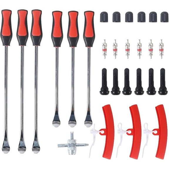 Steel Tire Spoons Tool Set 28-Piece Motorcycle Tire Changer