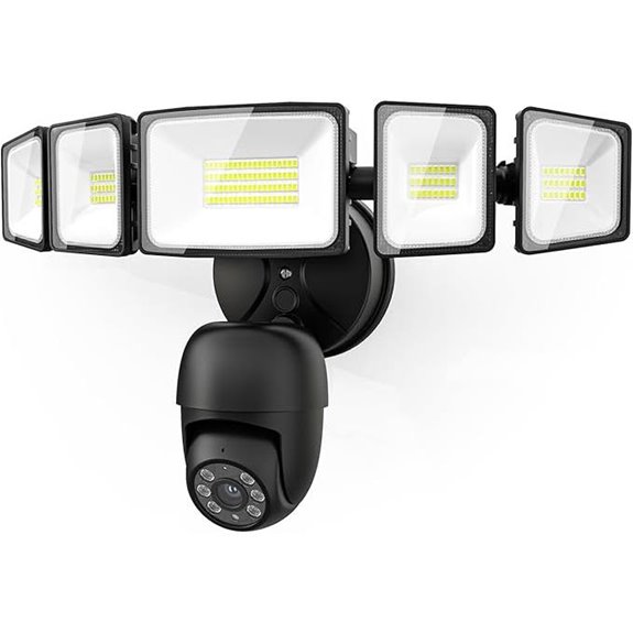 iMaihom 2K Floodlight Camera with Siren and Night Vision