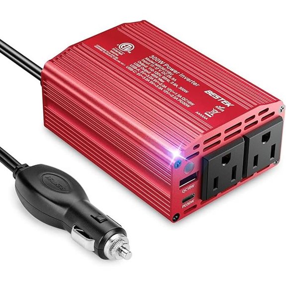 BESTEK 300W Car Power Inverter with USB-C & USB-A
