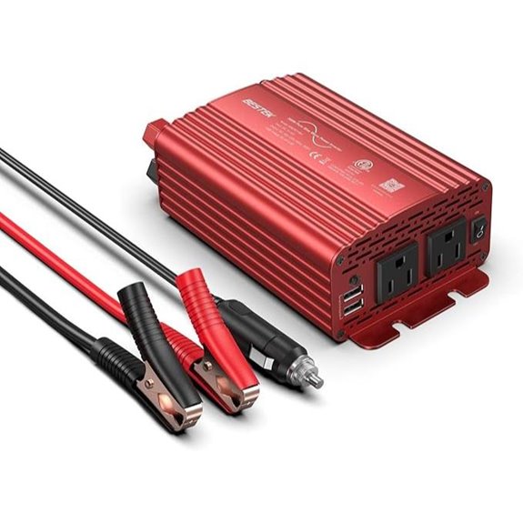 BESTEK 300W Pure Sine Wave Car Power Inverter