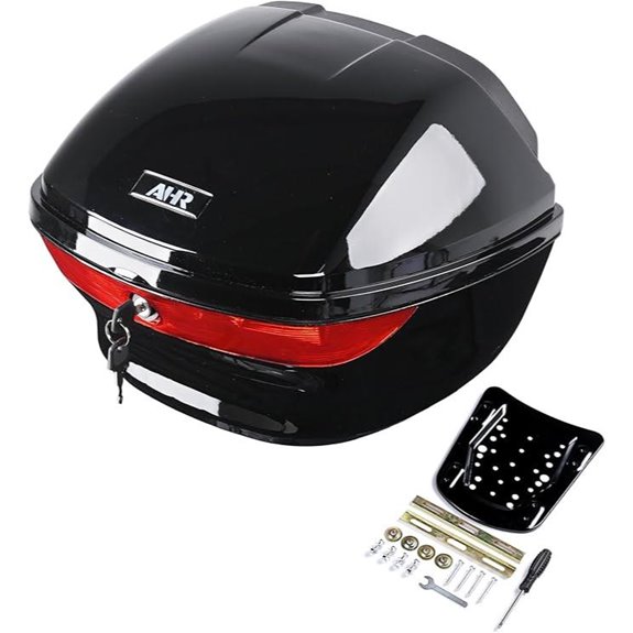 Yescom 33L Motorcycle Top Case with Lock