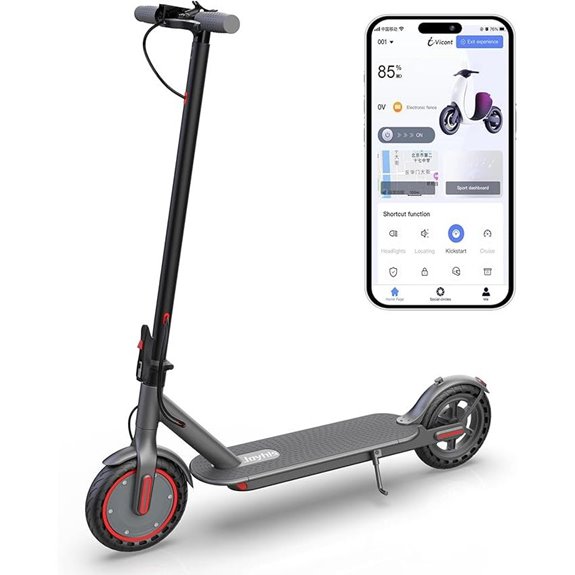 Electric Scooter Adults 350W Folding Commuter with App