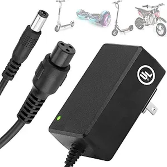 42V Electric Scooter & Hoverboard Charger (UL Certified)