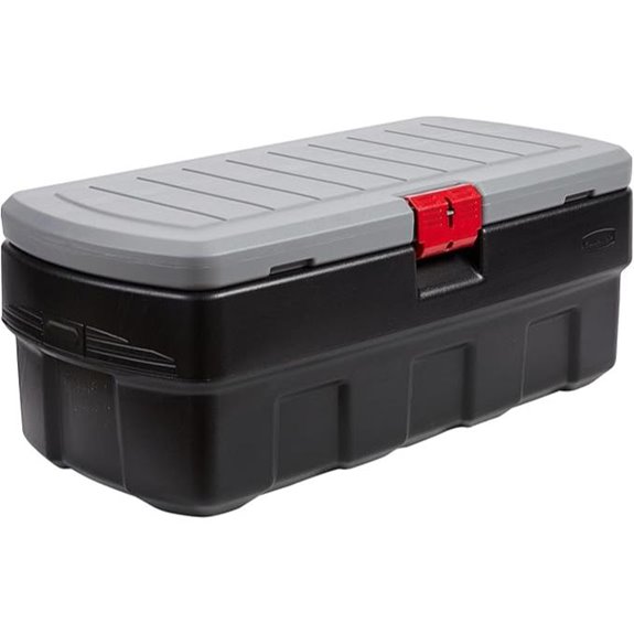 Rubbermaid 48-Gallon Lockable Storage Box