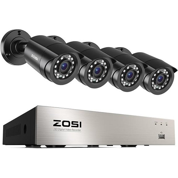 ZOSI 4-Camera 3K Lite CCTV Security Camera System