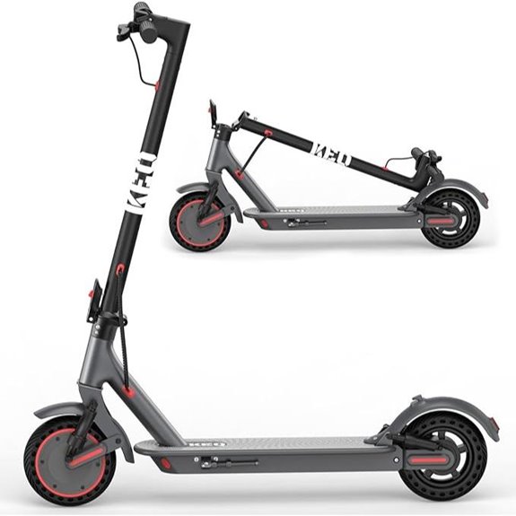 KEQ Electric Scooter Adults 500W Foldable Dual Suspension