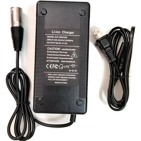 52V Electric Charger for Juiced and 14S Batteries