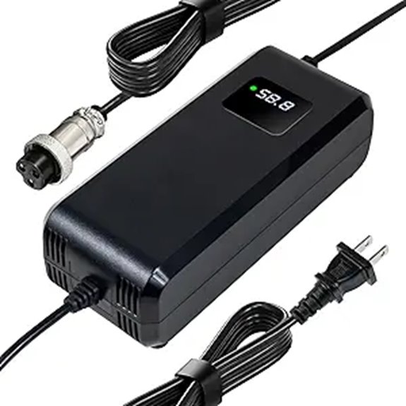 YZPOWER 52V Lithium Battery Charger with Display