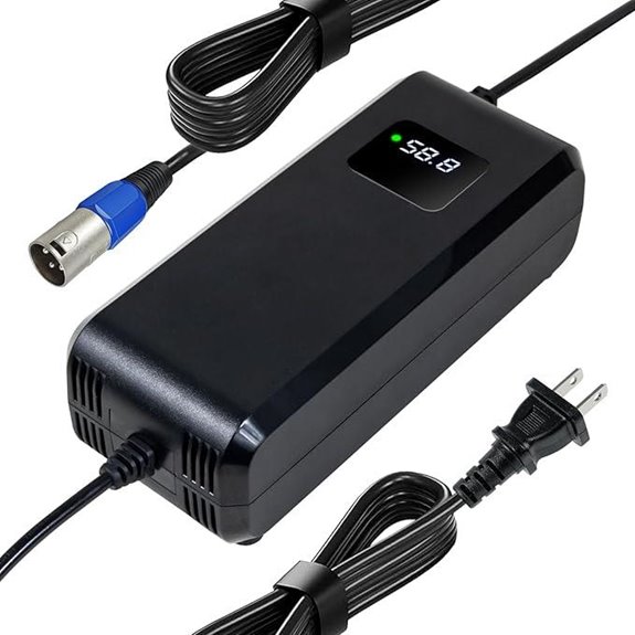 YZPOWER 52V Lithium Battery Charger with Display