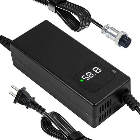 YZPOWER 58.8V 2A Lithium Battery Charger with Display