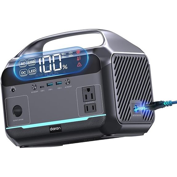 DaranEner 600W Portable Power Station with Fast Charging