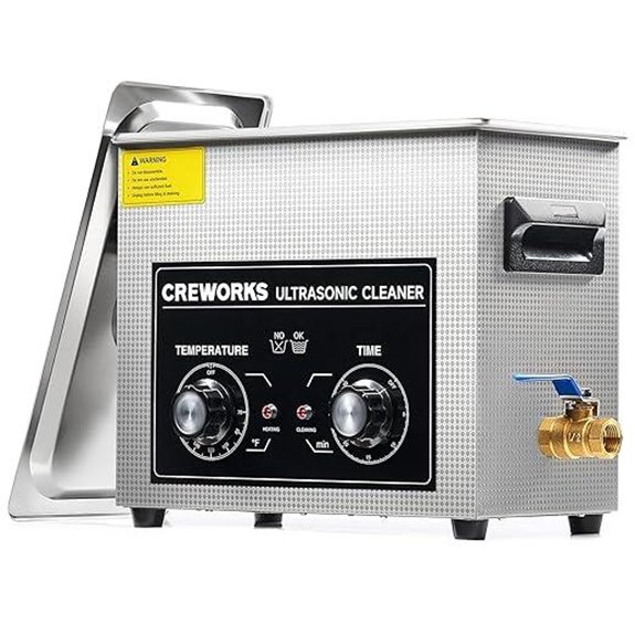 CREWORKS 6.5L Ultrasonic Cleaner for Tools and Glasses
