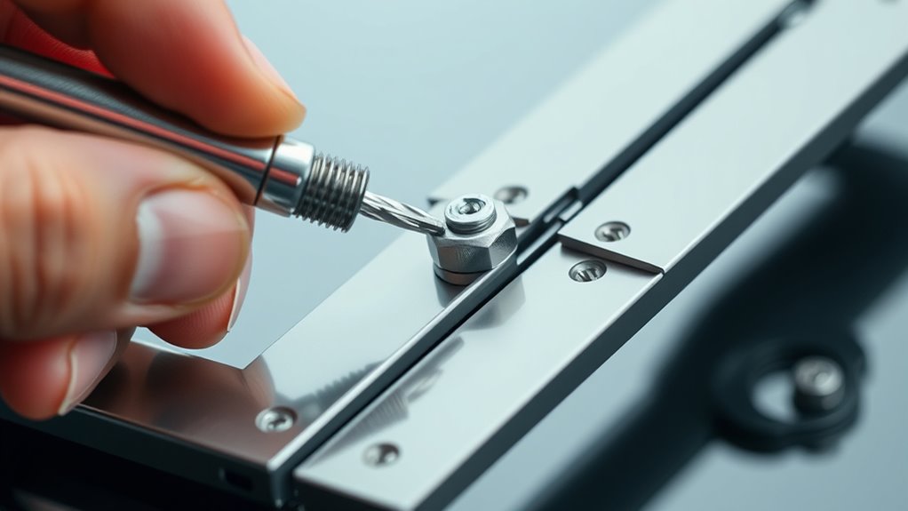 adjust tension for smooth folding