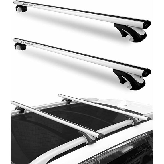 Adjustable 55” Aluminum Car Roof Rack Cross Bars