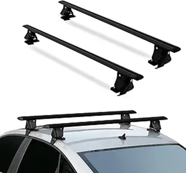 CARVERTON 51” Adjustable Aluminum Roof Cross Bars