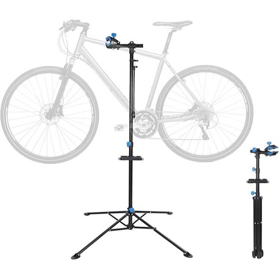 Adjustable Portable Bicycle Repair Stand (42.5–74)