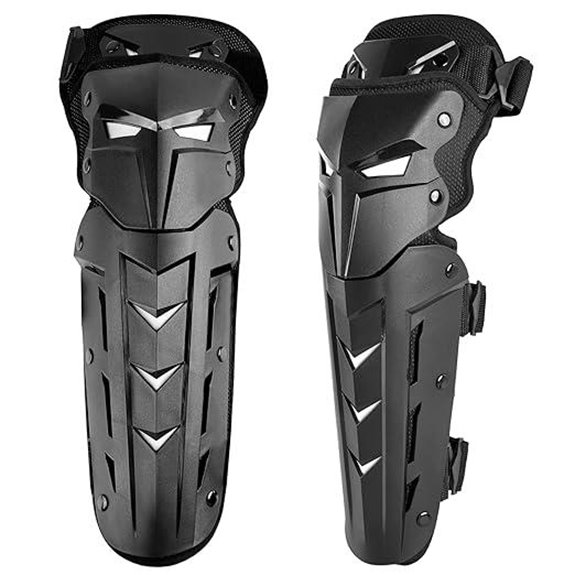 Gute Adjustable Knee & Shin Guards for Biking (Pair)