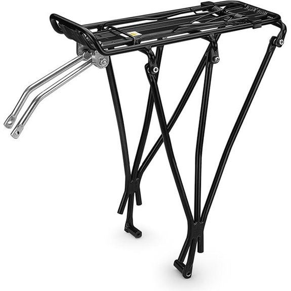 Flexzion Adjustable Bicycle Cargo Rack for 26-28 Inch Bikes