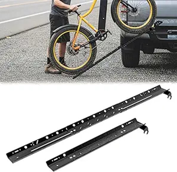 Extendable Bike Rack Loading Ramp for E-Bikes