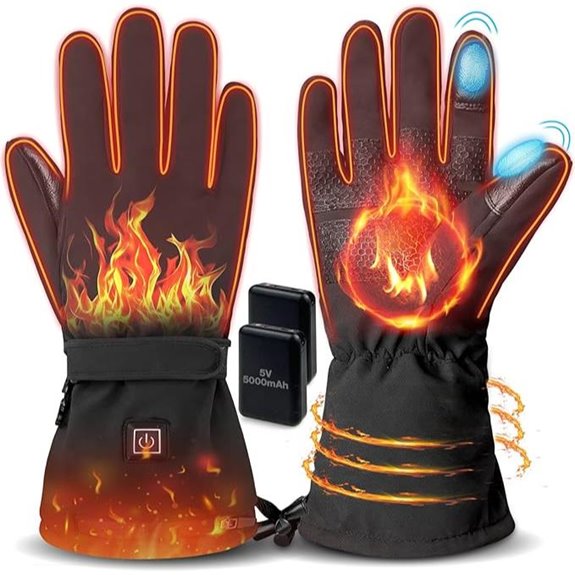 Heated Gloves for Men and Women with Temperature Control