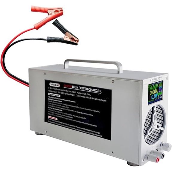 High Power LiFePO4 Battery Charger with Adjustable Current