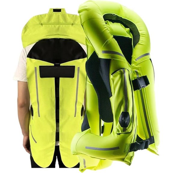 Airbag Vest with Adjustable Safety for Motorcycles and Equestrian
