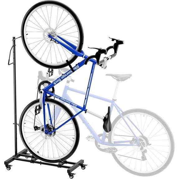 Adjustable Vertical Bike Rack for 29 Wheels