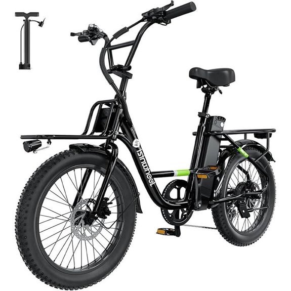 U7 E-Bike for Adults with Cargo Rack and Fat Tires