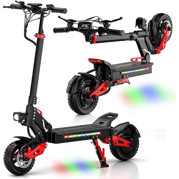 Electric Scooter Adults 34 MPH 40-Mile Range with Seat