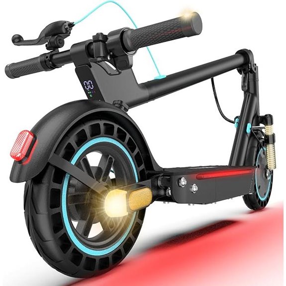 Electric Scooter for Adults with Suspension and Lights
