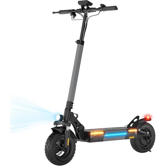 Electric Scooter for Adults with Dual Suspension
