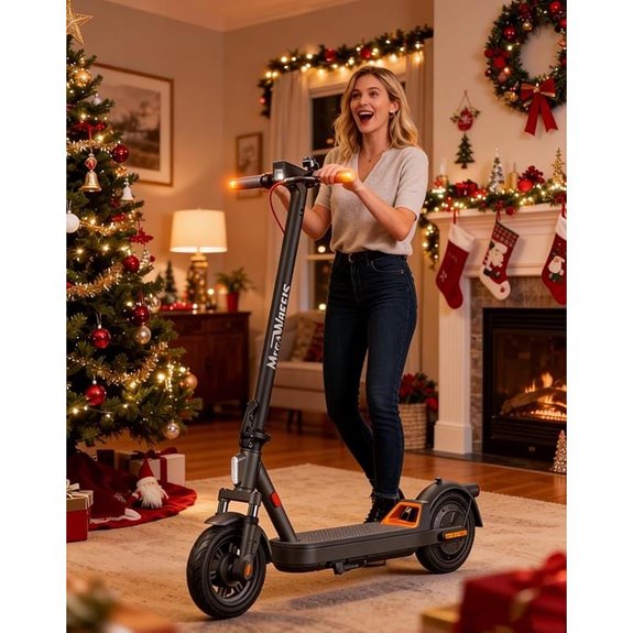 Electric Scooter for Adults with Suspension and Lights