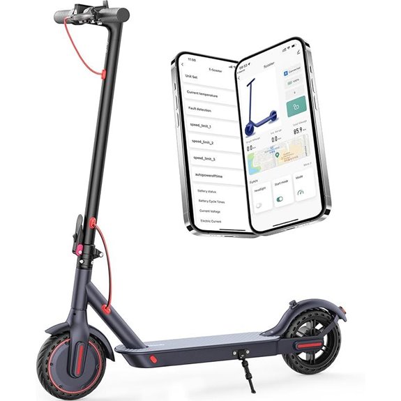 Electric Scooter for Adults 19-22 MPH Foldable App Control