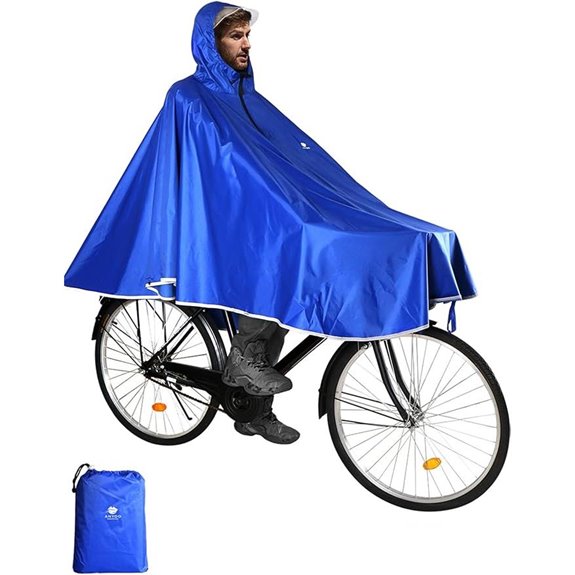ANYOO Waterproof Rain Poncho for Adults
