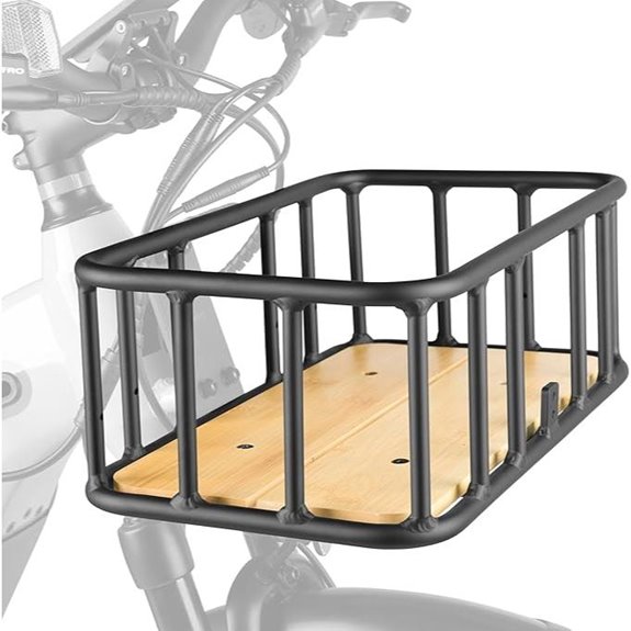 Retrospec Aluminum Front Basket for E-Bikes