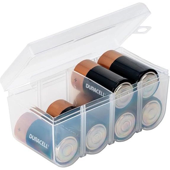 Dial Industries Battery Storage Organizer Case 8D