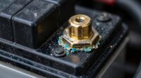 battery terminals corrosion failure