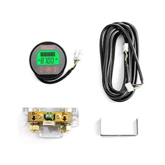 QWORK Battery Voltage & Current Monitor (8V-80V 500A)