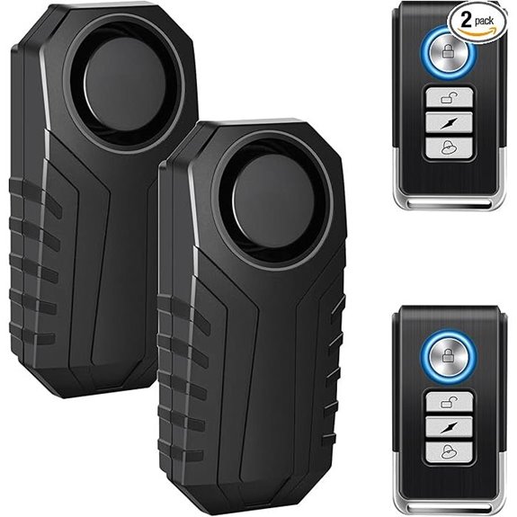 Cruxer Bike Alarm System with Remote and Vibration