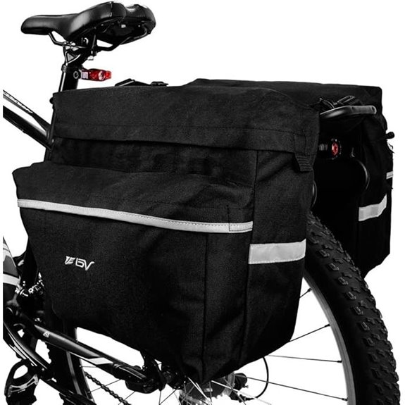 BV 26L Rear Bike Bag with Reflective Trim
