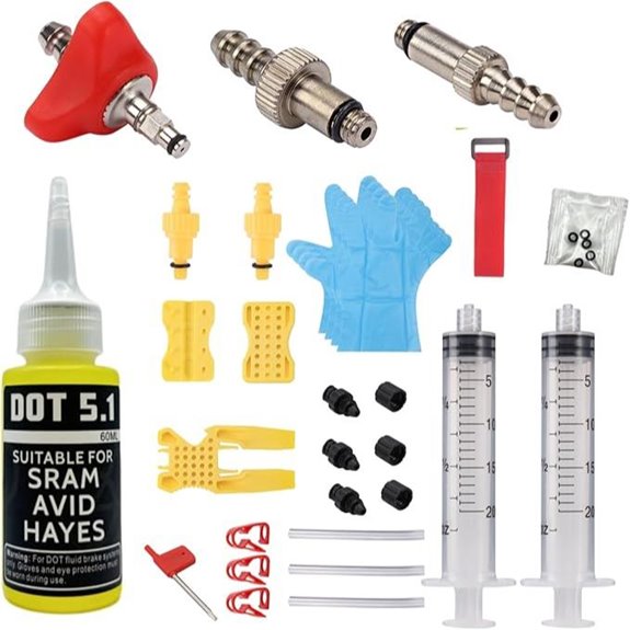 Avid Bike Brake Bleed Kit with Fluid and Adapters