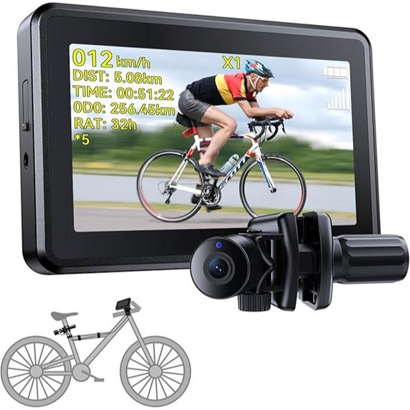 bike camera with display