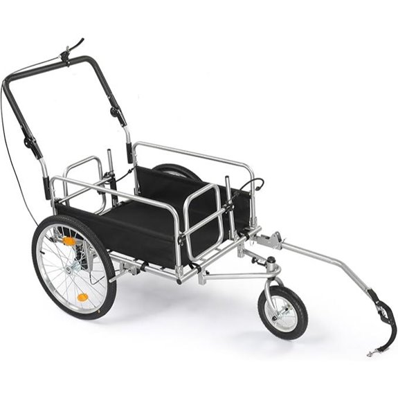 Ktaxon Bike Cargo Trailer with Folding Groceries Hauler
